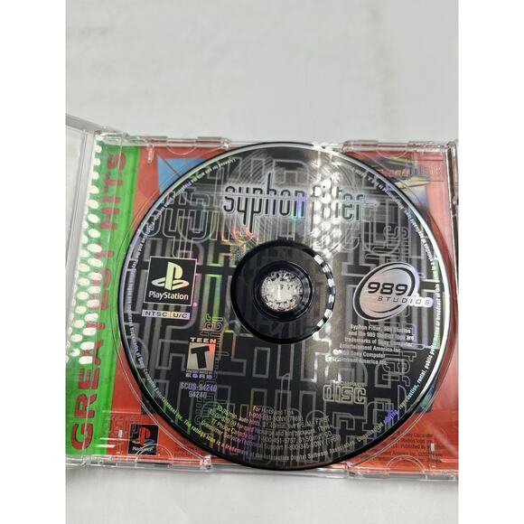 Syphon Filter (Sony PlayStation 1, 1999) With Case - Picture 5 of 7